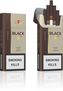 Black Tip, армянские сигареты блэк, армянские сигареты черные
